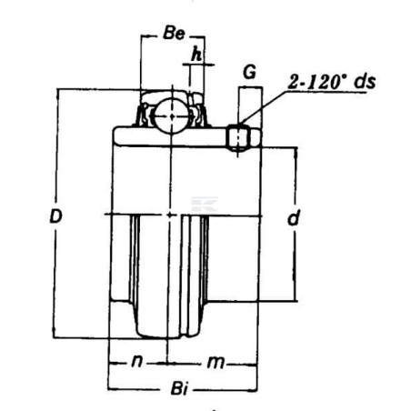 Palier de roulement SKF UCX12SKF