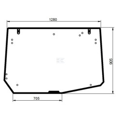 Vitre UNIVERSEL V36661510N