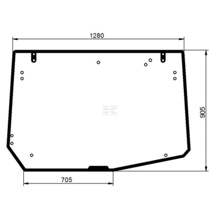 Vitre UNIVERSEL V36661510N