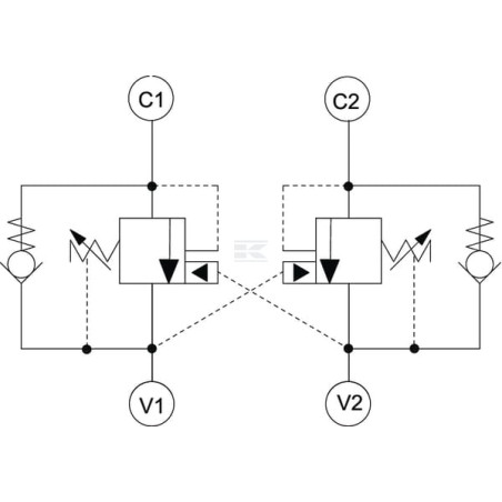 Valve de contrepoids DANFOSS VCB06EN3BDF12210