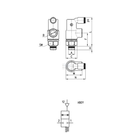 Clapet CAMOZZI VBO12
