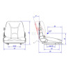 Siège de chariot UNIVERSEL TS29001KR