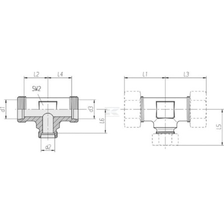 Té équipé VOSS TV222215L