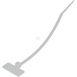 Étiquette pour serrage-câble UNIVERSEL TRLB25112WHI