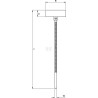Étiquette pour serrage-câble UNIVERSEL TRLB25112WHI