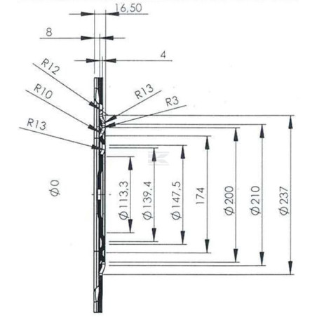 Plateau tournant UNIVERSEL TS90270KR