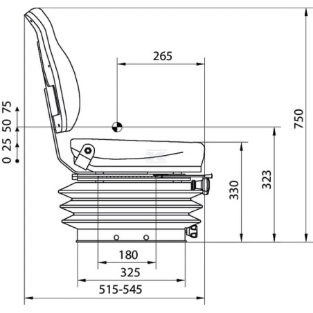 Siège UNIVERSEL TS43100KR