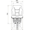 Siège UNIVERSEL TS43100KR