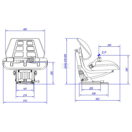 Siège UNIVERSEL TS15501KR