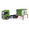 Camion de transport de bétail BRUDER U03548
