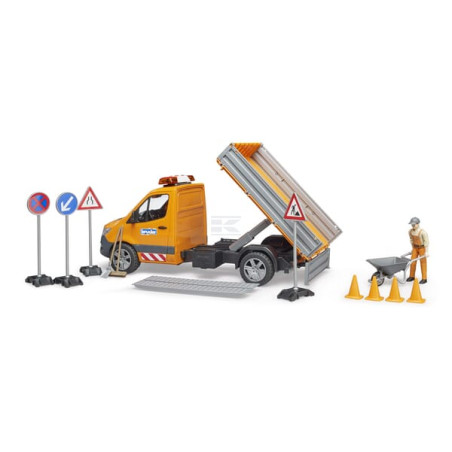 Peinture avec chauffeur BRUDER U02677