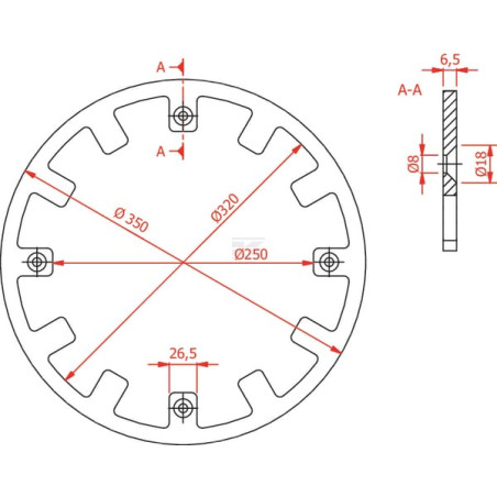 Roue VICON VNB1517586