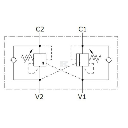 Soupape d'équilibrage WALVOIL VODL10003ST