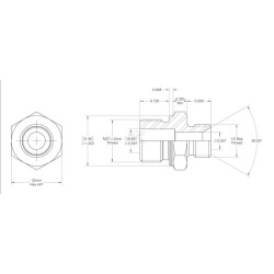 Raccord BURNETT & HILLMAN VNBM0827X2ISO6149
