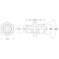Raccord BURNETT & HILLMAN VNBM0614ISO6149