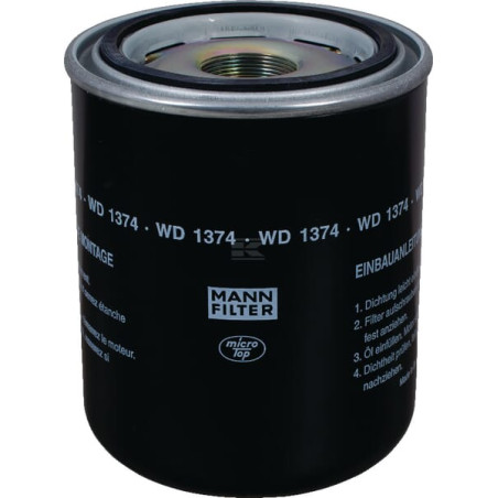 Filtre à huile MANN-FILTER WD1374
