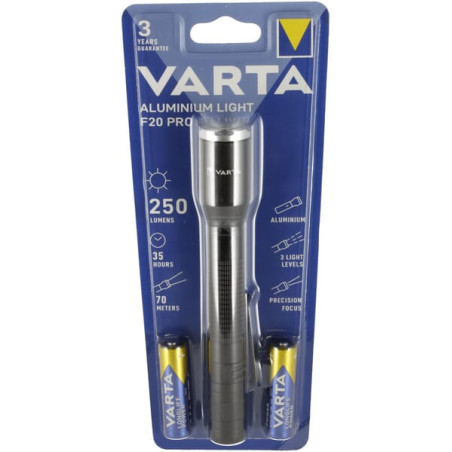Lampe torche en aluminium VARTA CONSUMER BATTERIES VT16607