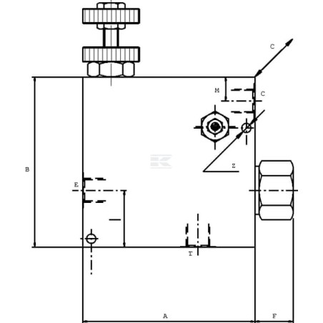 Régulateur de débit WALVOIL VPR3ET20004ST