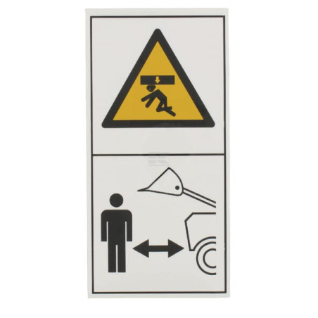 Étiquette d'avertissement UNBRANDED WB250214