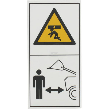 Étiquette d'avertissement UNBRANDED WB250214