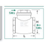Clapet anti-retour UNIVERSEL WK51062L