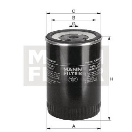 Filtre à essence MANN-FILTER WK9431