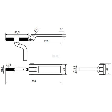 Fermeture de clapet UNIVERSEL WS3014