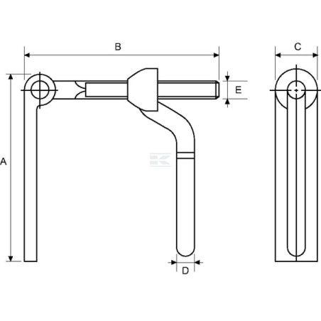 Fermeture de clapet UNIVERSEL WS3014