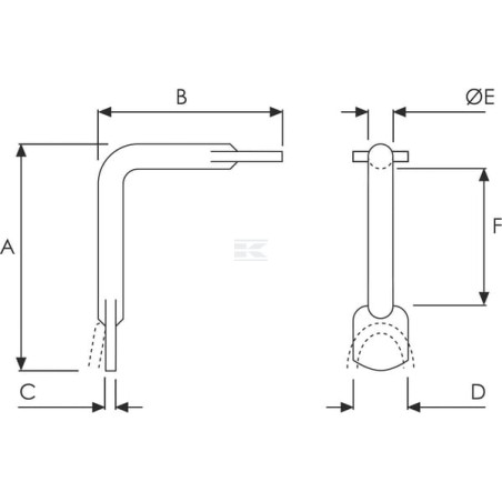 Goupille UNIVERSEL WS3104