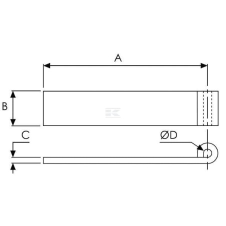 Charnière de clapet UNIVERSEL WS3048