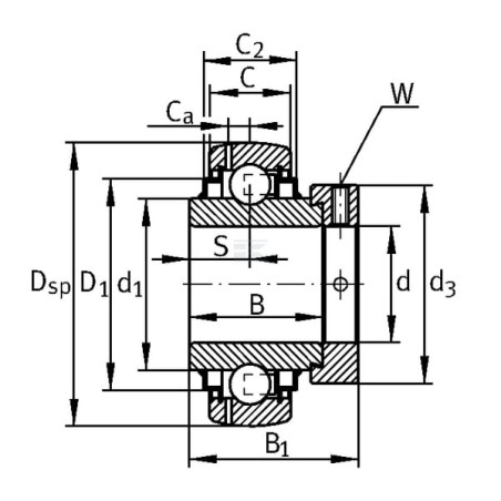 Roulement SKF XGGE20KRRB