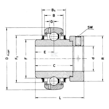Roulement SKF XGGE35KTTB