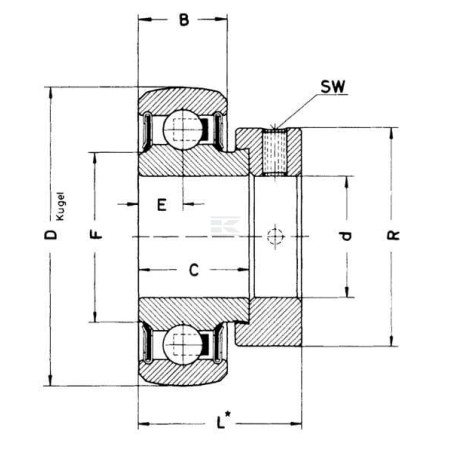 Roulement SKF XGGRAE50NPPB