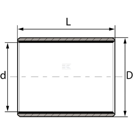 Coussinet GLT/LHG ZB180185100PTFE