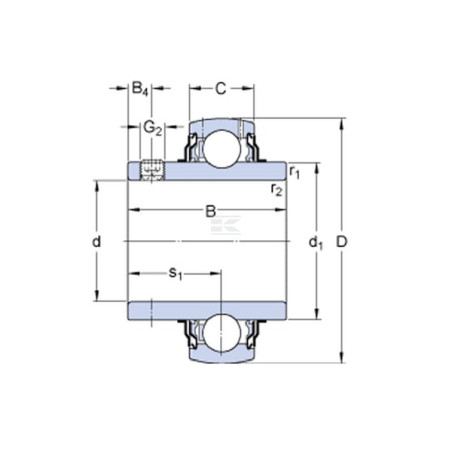 Palier tendeur SKF YAR2122032F