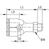 Raccord UNIVERSEL YCRMT818P