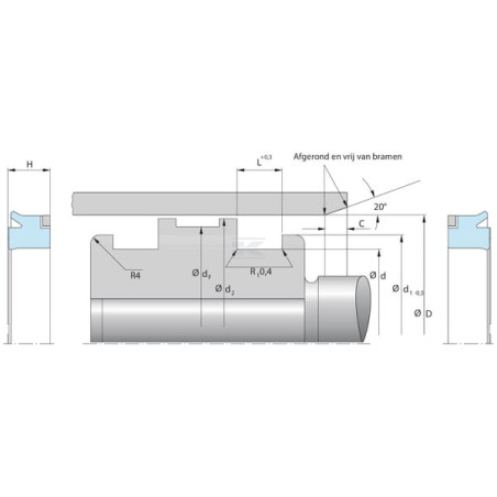 Joint de Tige UNIVERSEL ZA060D