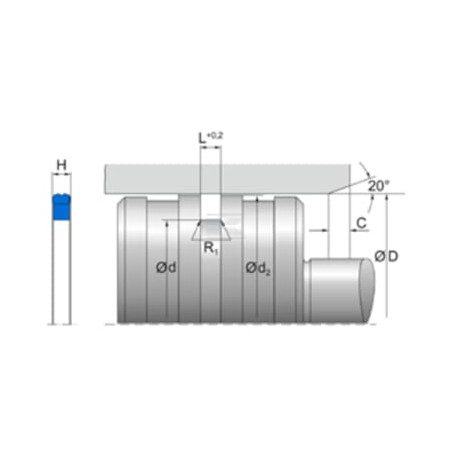 Joint de piston UNIVERSEL ZAS063KR