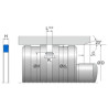 Joint de piston UNIVERSEL ZAS063KR