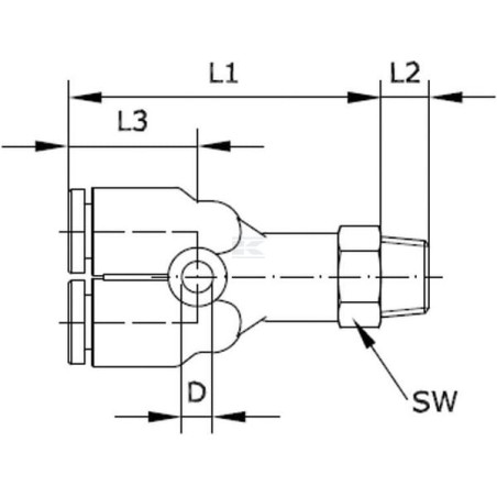 Raccord UNIVERSEL YCRMT1212P