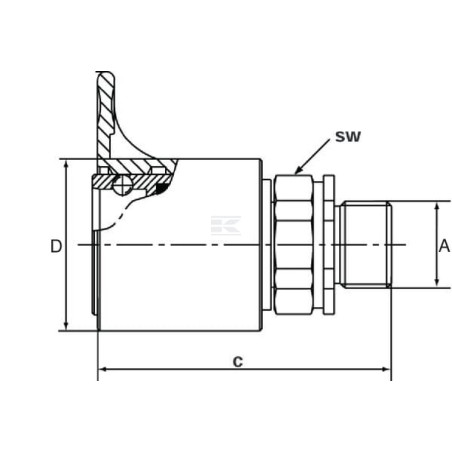 Manchon STAUFF ZPF10A08