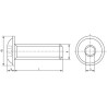 Vis UNIVERSEL ISO7380ULF516109