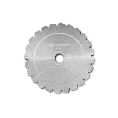 Disque de lame de désherbage UNIVERSEL 22047 - 200 x 25,4 x 1,6 mm - 24 dents