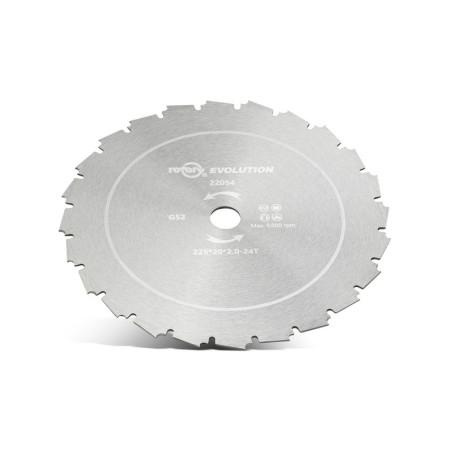 Disque de lame de désherbage UNIVERSEL 22054 - 225 x 20,0 x 2,0 mm - 24 dents