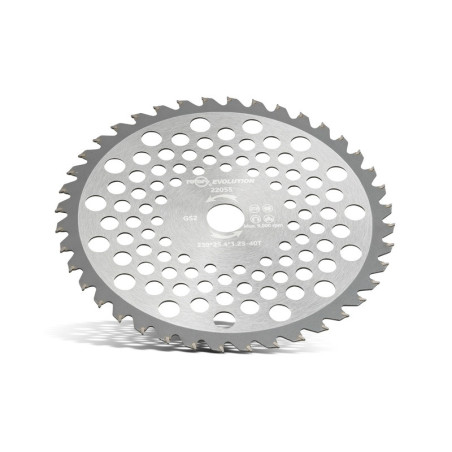 Disque de lame de désherbage UNIVERSEL 22055 - 225 x 25,4 x 1,4 mm - 40 dents