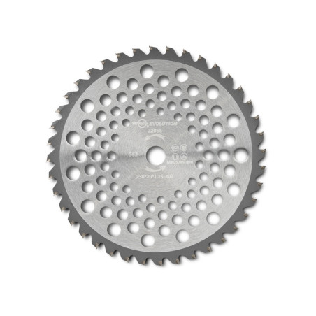 Disque de lame de désherbage UNIVERSEL 22056 - 225 x 20 x 1,4 mm - 40 dents