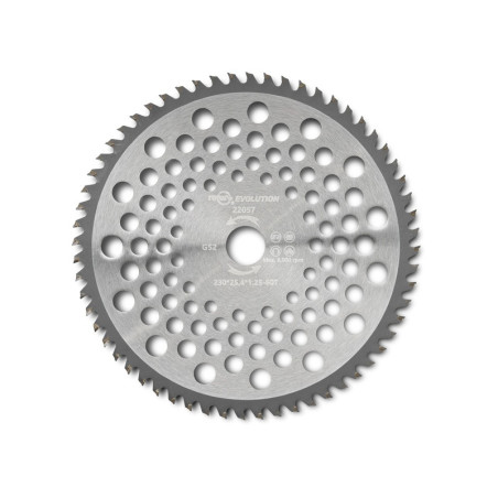Disque de lame de désherbage UNIVERSEL 22057 - 225 x 25,4 x 1,4 mm - 60 dents