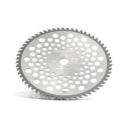 Disque de lame de désherbage UNIVERSEL 22058 - 225 x 20 x 1,4 mm - 60 dents