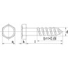 Vis UNIVERSEL 57112100RVSP025