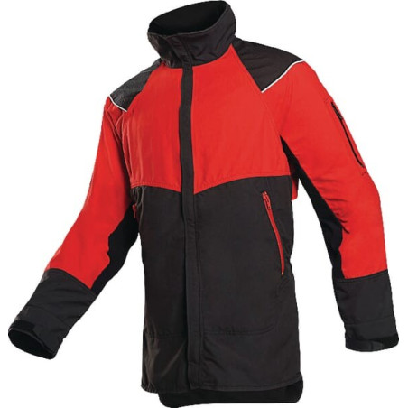 Veste de travail gris - rouge XL SIP 1SKVXL